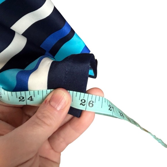 NYCC Striped Blue Midi Skirt - Picture 3 of 6